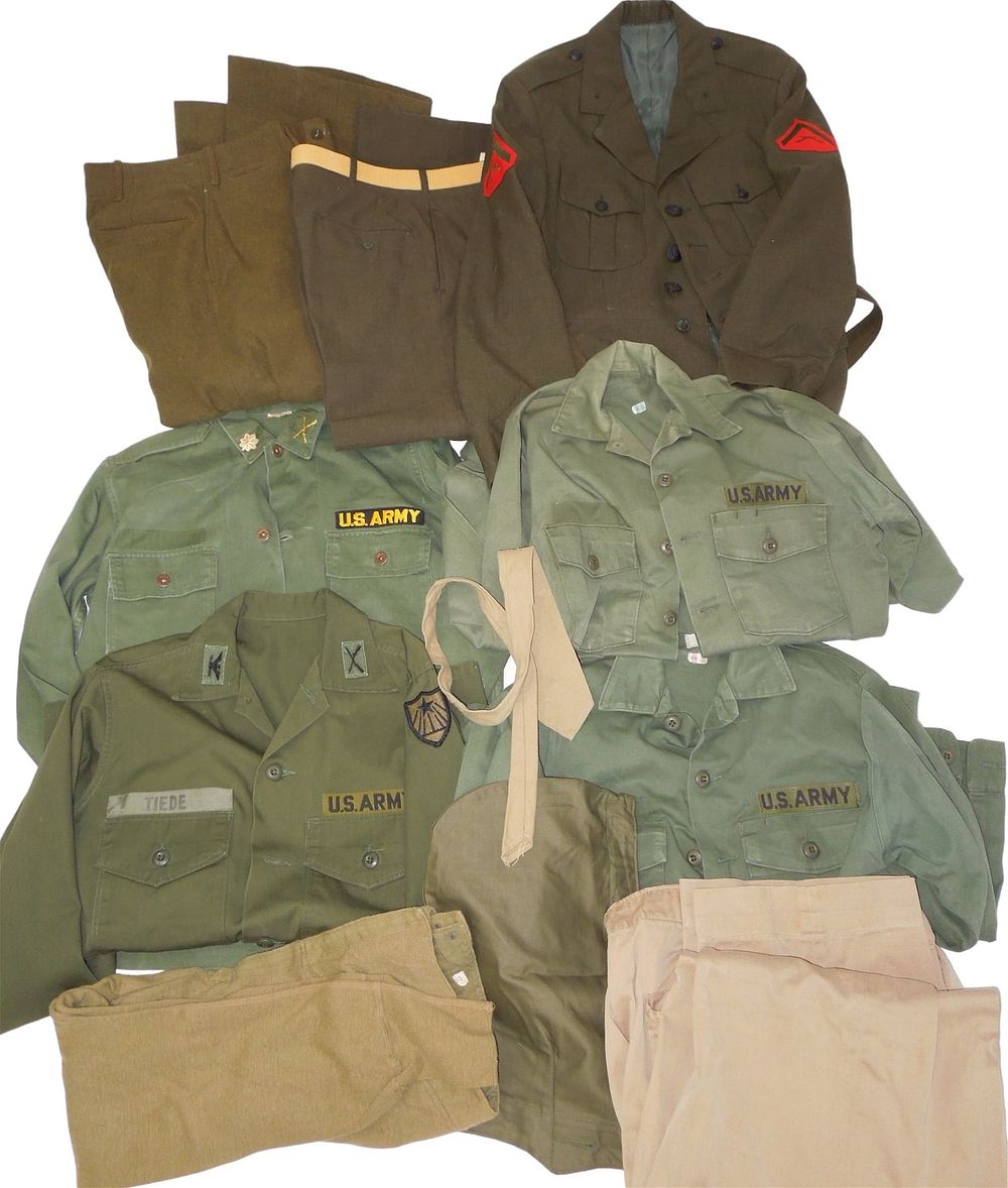 Lot 546: Lot Vietnam - Cold War US Military Uniforms & Fatigues Colonel USMC Army