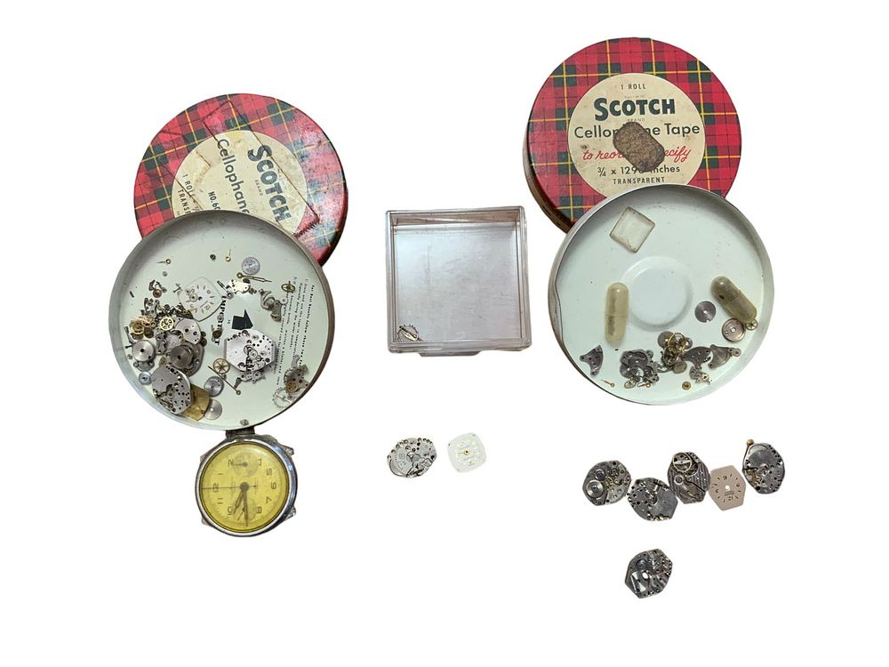 Lot 272: Boluva & Wakmann Swiss Made Movement & Parts Wristwatches Lot