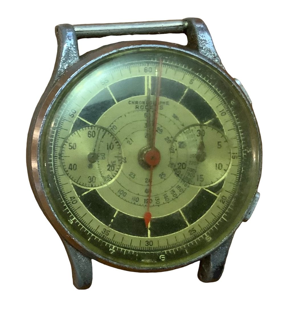 Lot 281: WWII Era Named Rogers Military Wristwatch