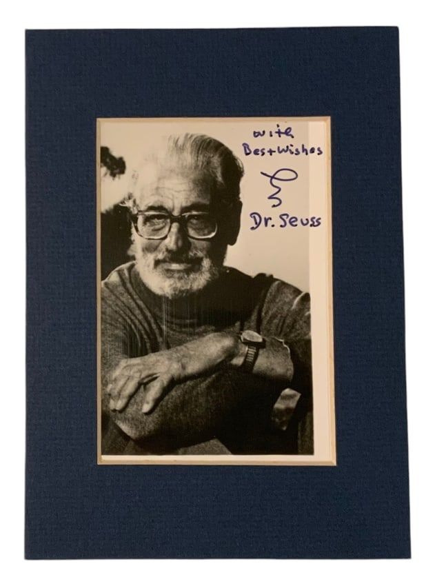 Lot 331: Dr. Suess Author Cartoonist Signed Autographed Photo