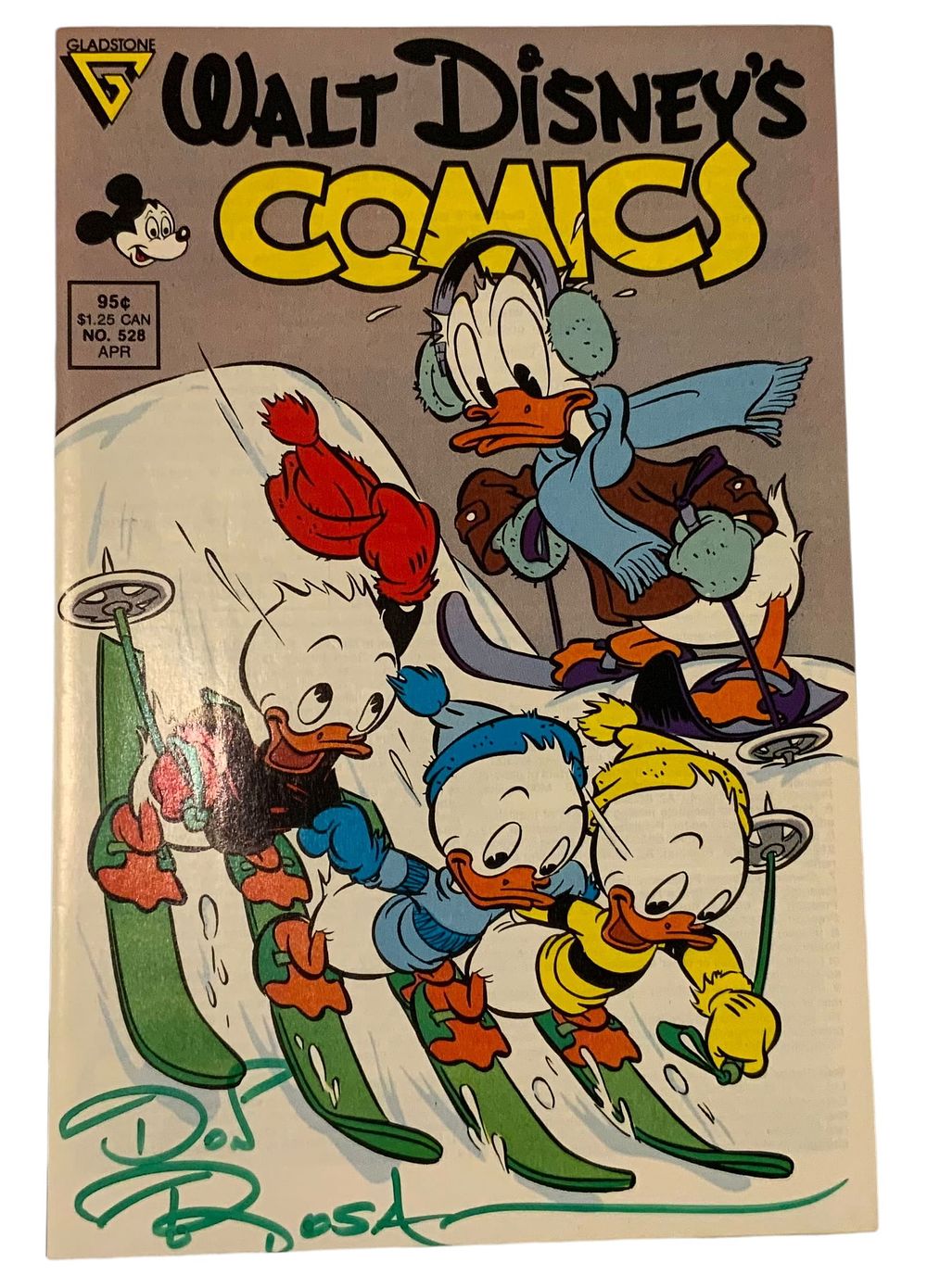 Lot 334: 1988 Don Rosa Writer & Illustrator Signed Walt Disney Comics Donald Duck