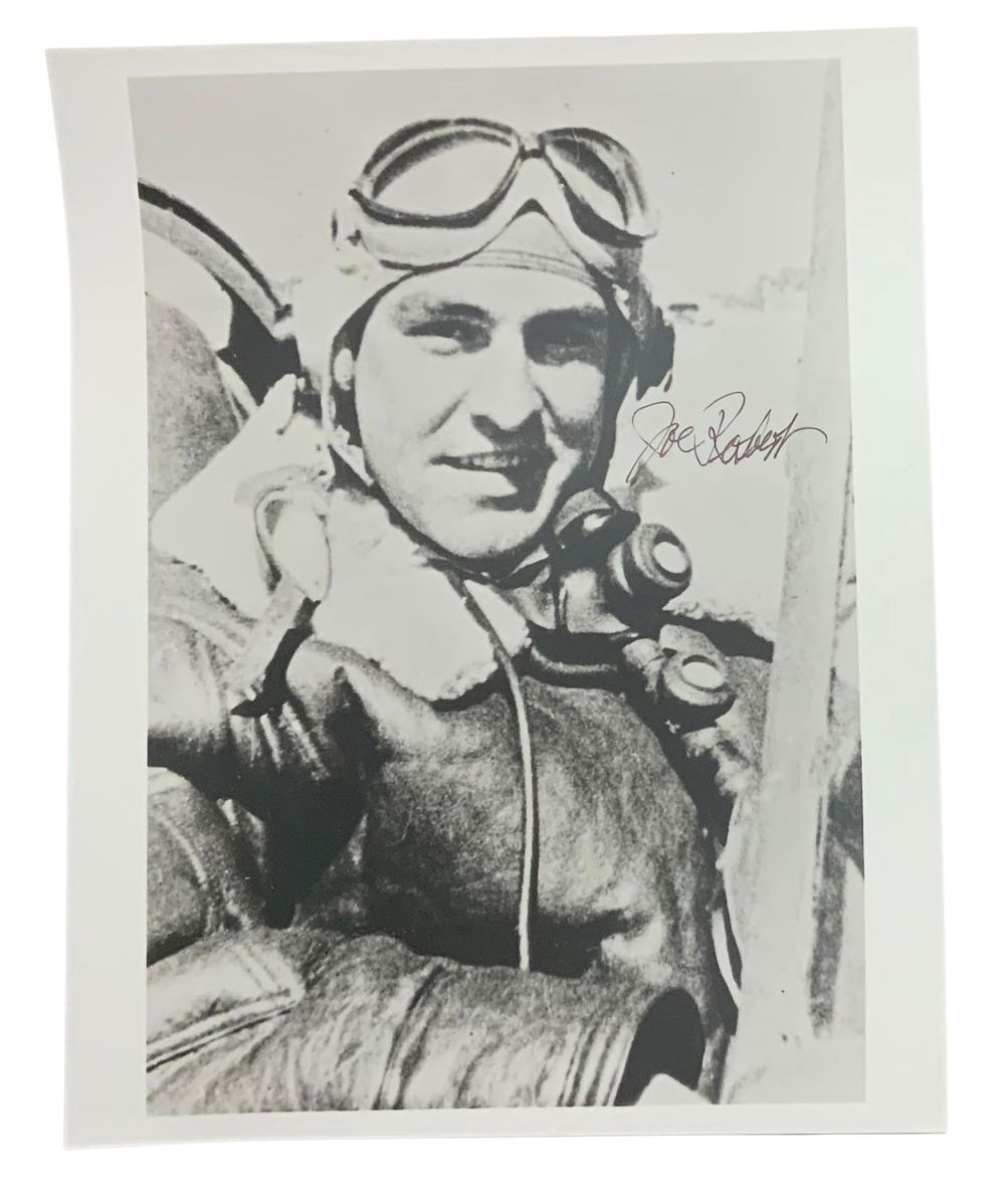 Lot 213: WWII Pilot Joe Rosbert Flying Tigers Ace AVG Signed Photo PBY Commander