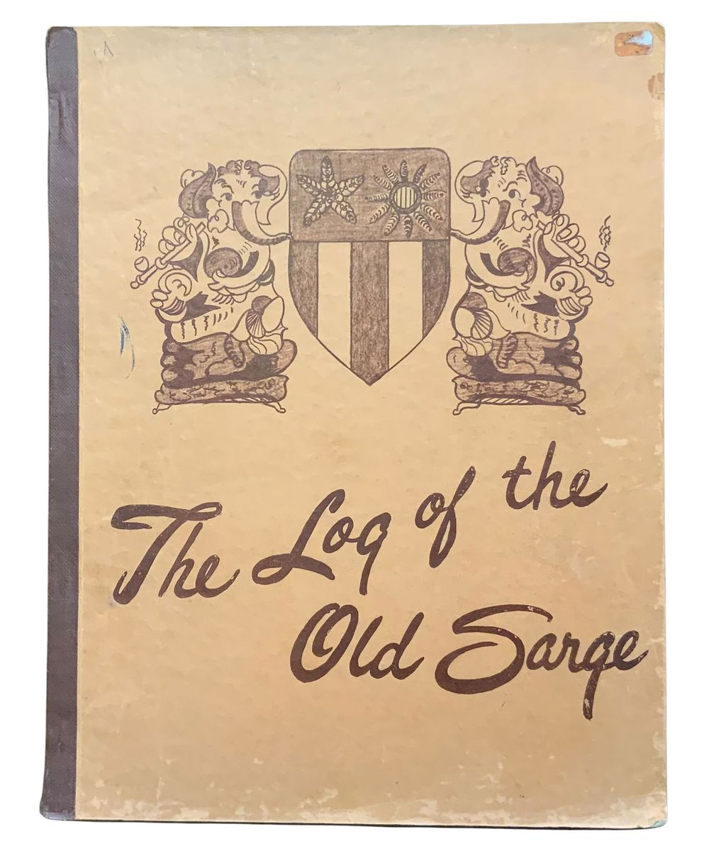 Lot 278: WWII Era The Log of the Old Sarge Signed Memoirs First Edition Book