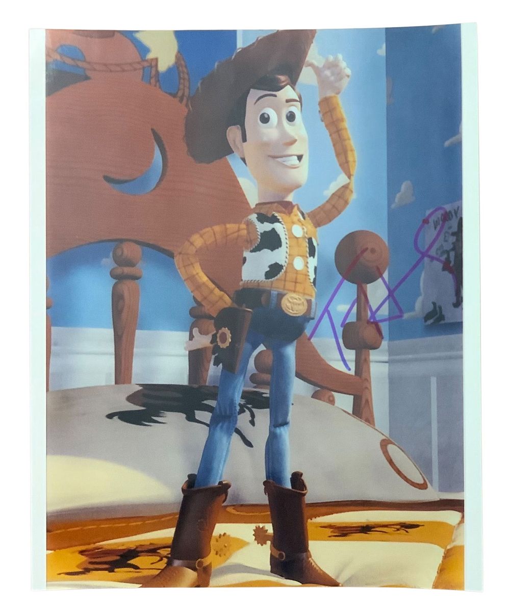 Lot 356: Tom Hanks Voice Actor Disney & Pixar Toy Story Woody Signed Photo