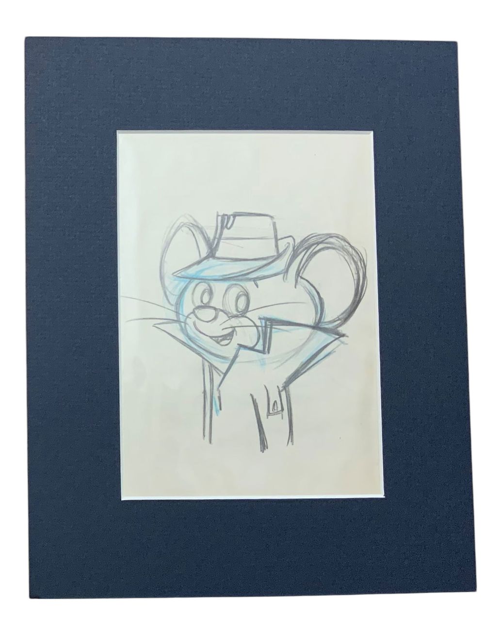 Lot 395: Pixie Hanna Barbera Original Matte Pencil Sketch Drawing