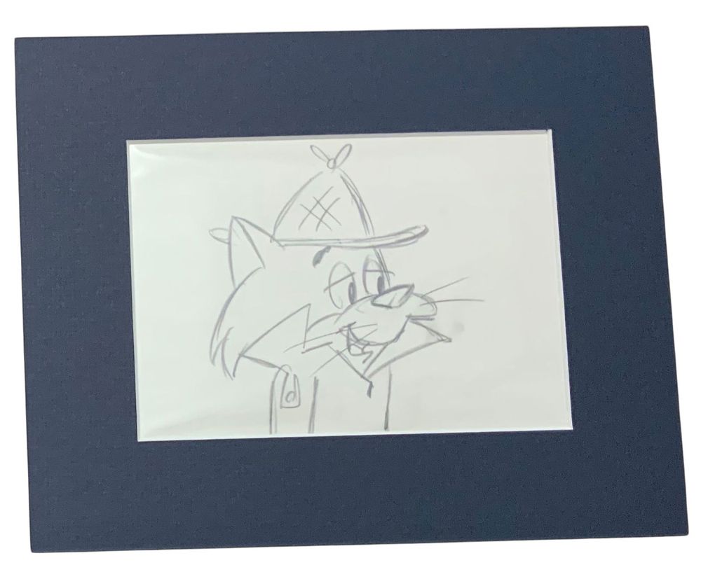 Lot 396: Mr. Jinks Hanna Barbera Original Matte Pencil Sketch Drawing