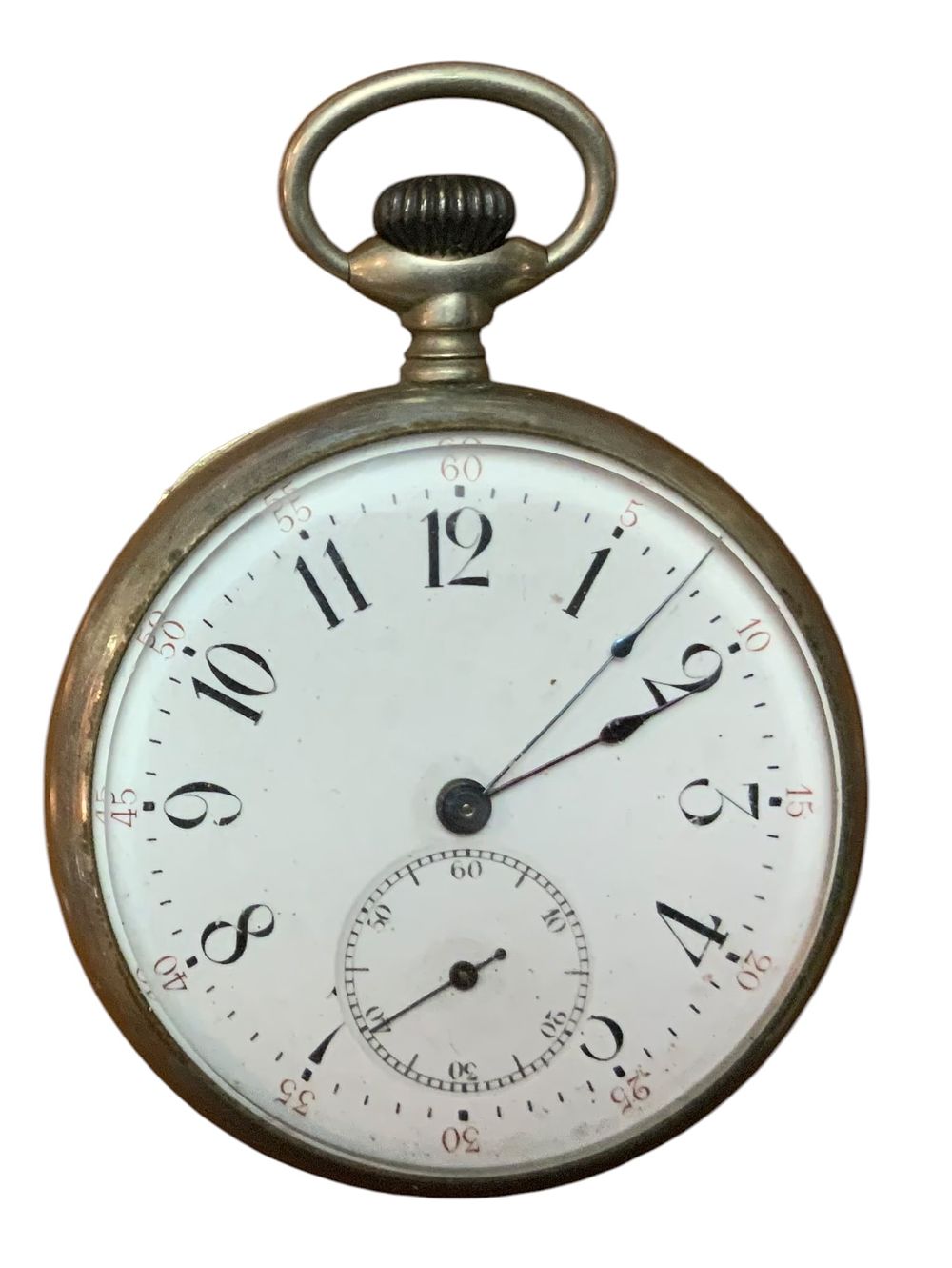 Lot 425: Ca. 1907 Majestic Watch Co. Swiss Made Pocket Watch Movement (1418219)