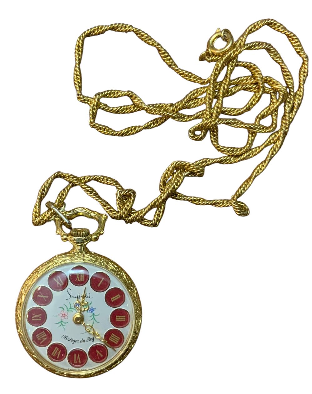 Lot 433: Sheffield Watch Co. Horloger du Roy Swiss Made Pocket Watch