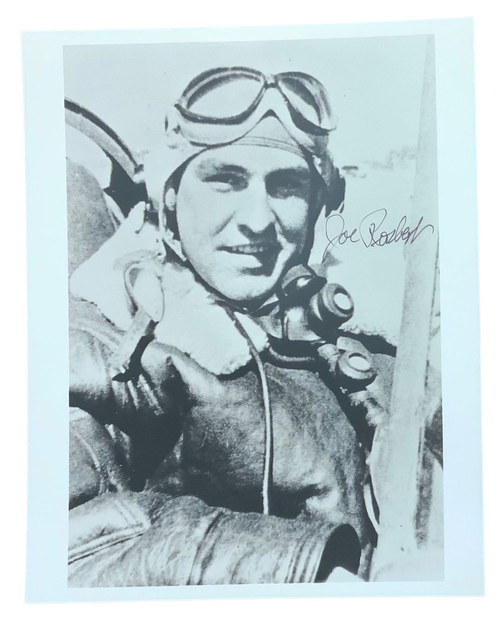 Lot 223: WWII Pilot Joe Rosbert Flying Tigers Ace AVG Signed Photo PBY Commander