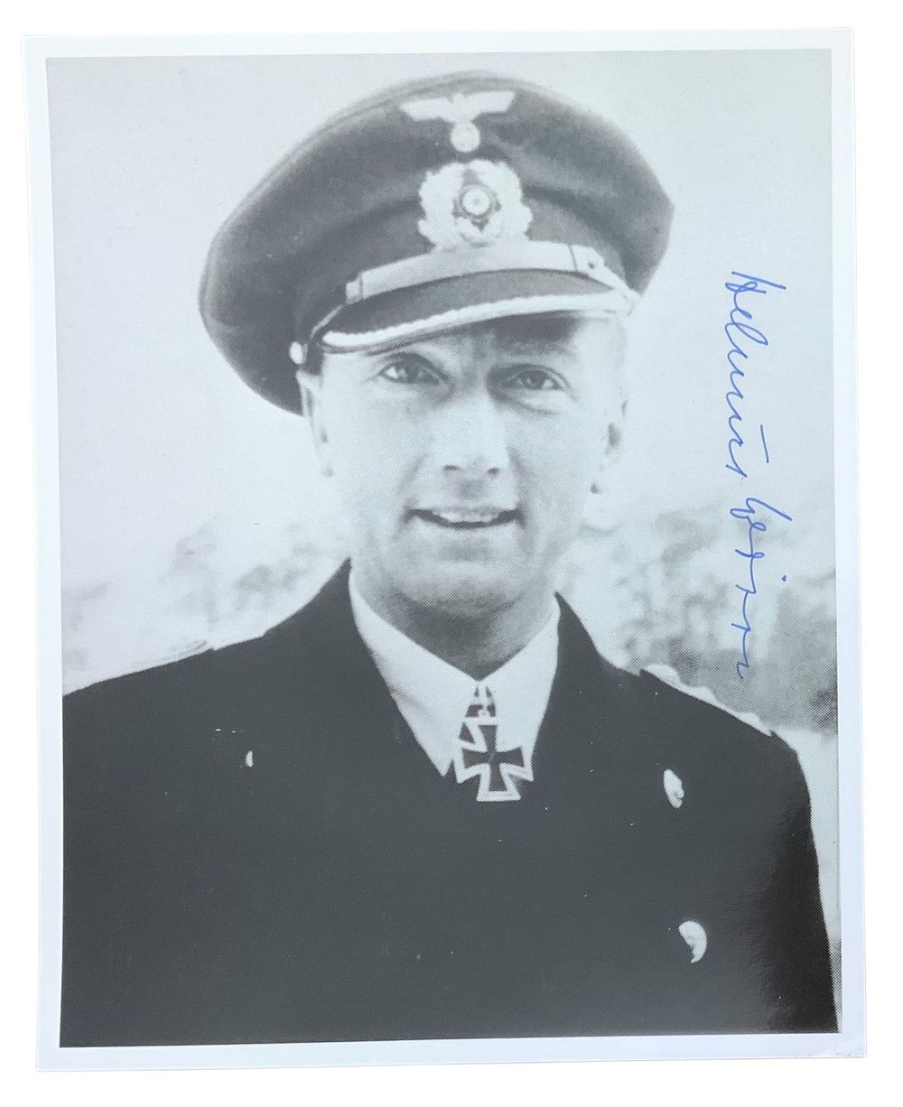 Lot 250: WWII German U-Boat U-159 Commander Helmut Witte Signed Photo Knights Cross