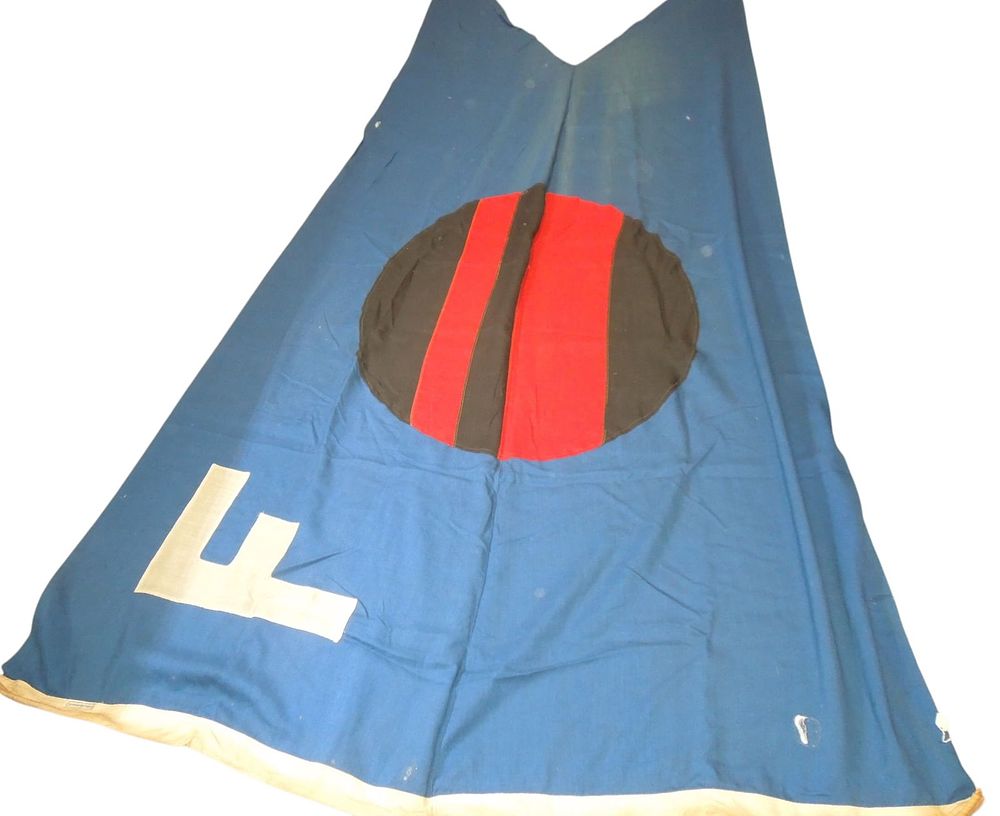 Lot 325: Vintage WWII British SS Queen of Bermuda Furness Lines Maritime War Ship Flag