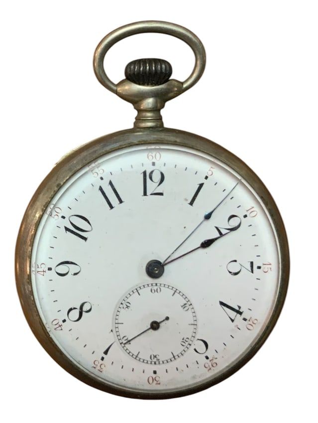 Lot 340: Ca. 1907 Majestic Watch Co. Swiss Made Pocket Watch Movement (1418219)