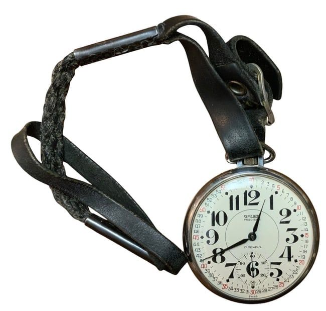 Lot 345: Gruen Watch Co. Precision 6497R Pocket Watch