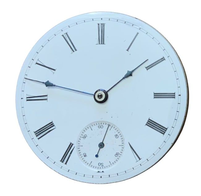 Lot 367: 1889 New York Standard Watch Co. Pocket Watch Movement (51651) & Dial Standard Grade 30