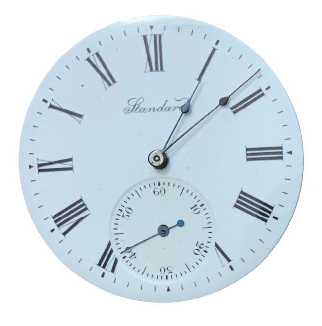 Lot 372: 1906 New York Standard Watch Co. Pocket Watch Movement (4877915) & Dial Grade 144