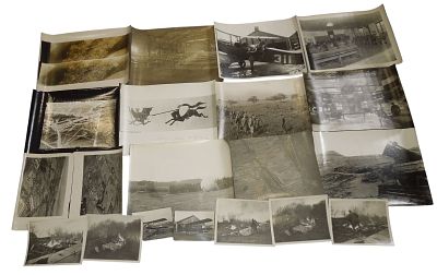 Lot WWI US Army Air Service Aero Squadron Aerial Photographs Planes Crashes. Lot of original WWI 