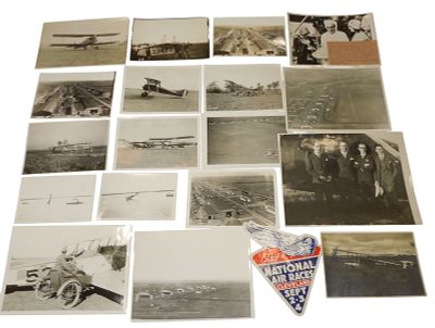 Lot WWI - 1930s US Military & Aviation Airplane Photos Air Races. Lot of original photos as 