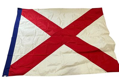 Early 1900s British St. Patrick Flag. Early 1900s silk Wanamaker collection flag made in Great 