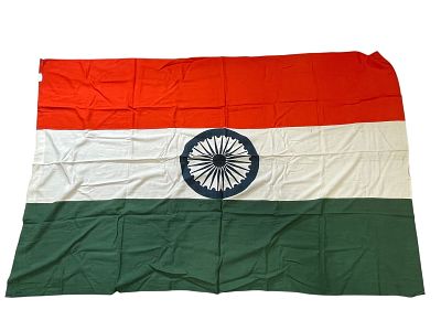 1955 Flag of India From US Ambassador John Sherman Cooper. Flag from the Dr. Clarence Rungee 