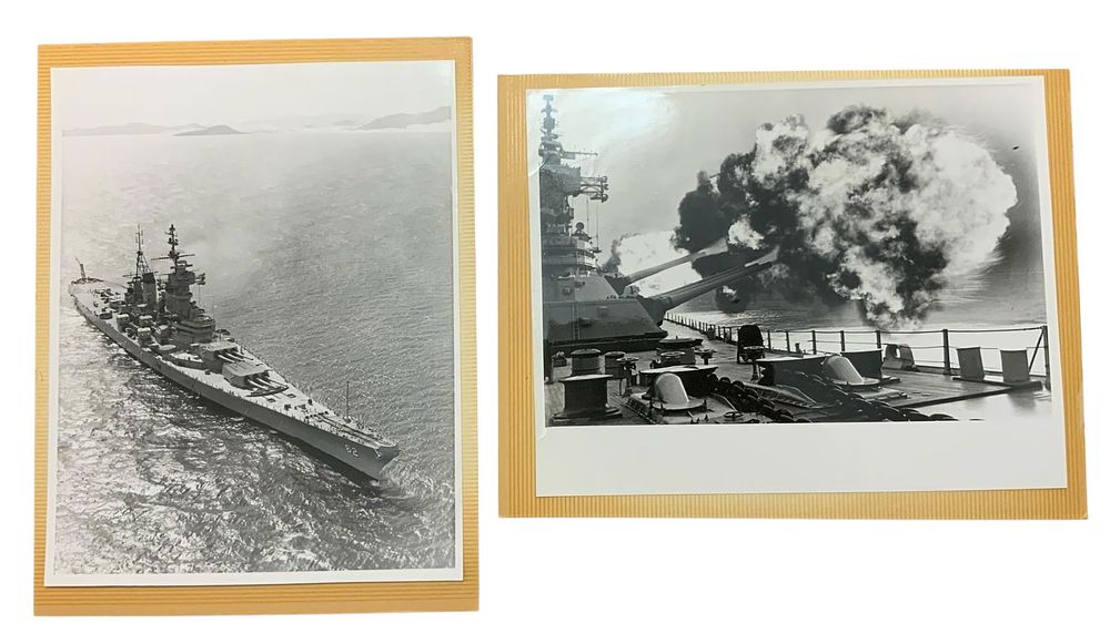 Lot 226: Vietnam Era US Navy USS New Jersey Photo Group