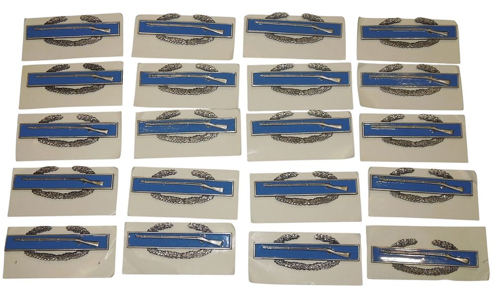 Lot 267: Desert Storm 1990 US Army Combat Infantry Badge CIB Pins Lot