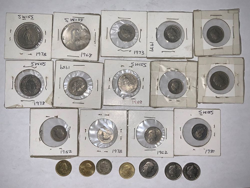 Lot 309: Foreign Coins Lot Switzerland 1926-1983