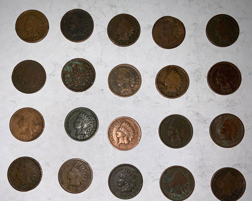 Lot 322: Indian Head Penny Lot (20) #9