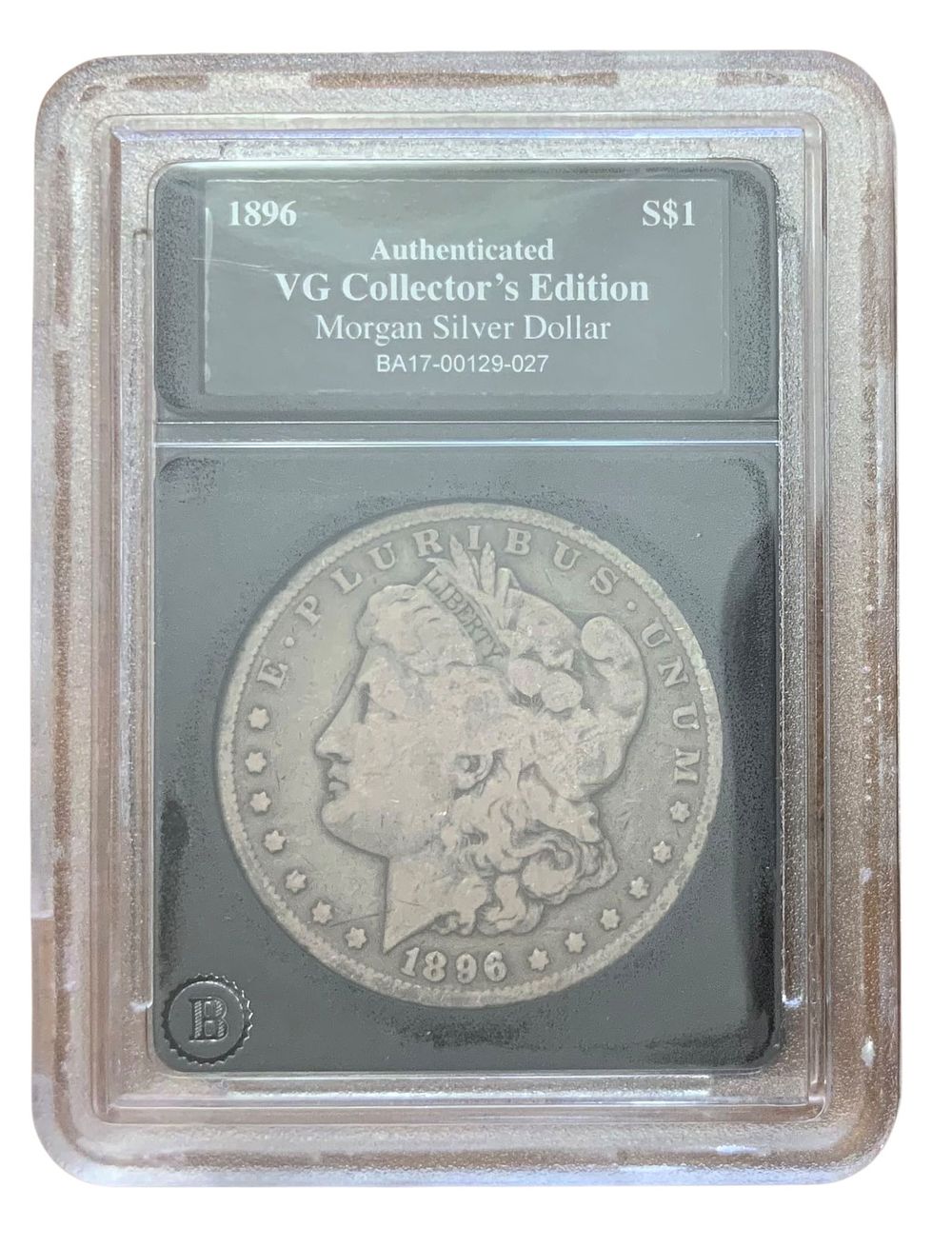 Lot 363: 1896 Morgan Silver Dollar Certified Bradford Exchange