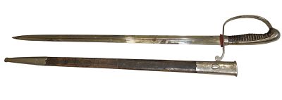WWI Austrian German Military Veterans Association Sabre Sword. Original as shown. Fair condition 