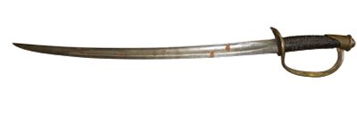 US Army Civil War M1840 Sabre Artillery Sword 1861. Original as shown. Fair condition with wear 