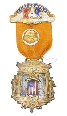 1901 Grand Army of the Republic GAR Cleveland Convention Medal. Original as shown. Condition: 