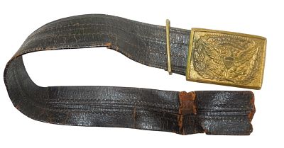 US Civil War US Army Officer Eagle Belt Buckle. Original as shown. Condition: See description 