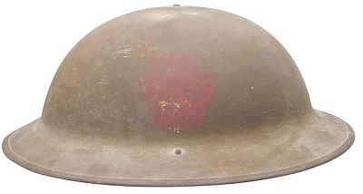 WWI US Army 28th Infantry Division PA Painted Doughboy Helmet. Original as shown. No liner or 