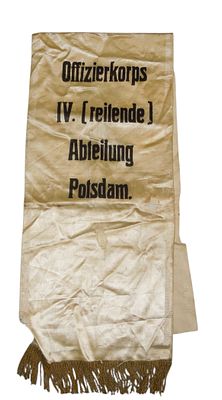 WWI German 44th Officer Corps Potsdam Banner. Original as shown. Some staining. Condition: See 