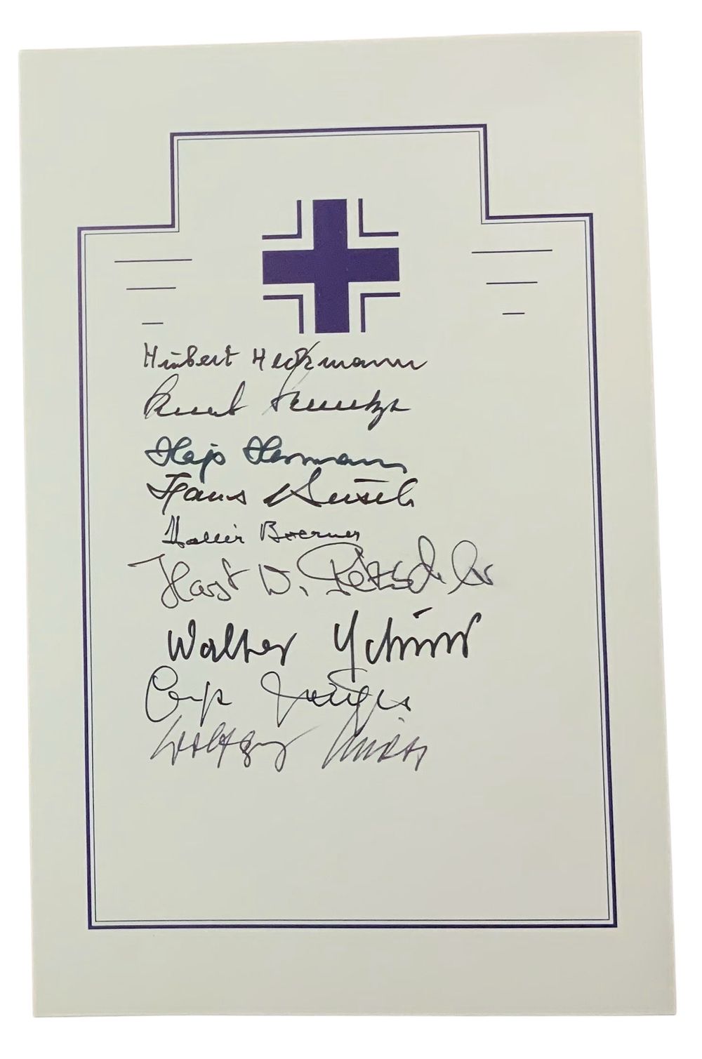 Lot 234: WWII Luftwaffe Pilots 9 Signed Book Plate Hermann Spate Schuck Petzschler Schulz