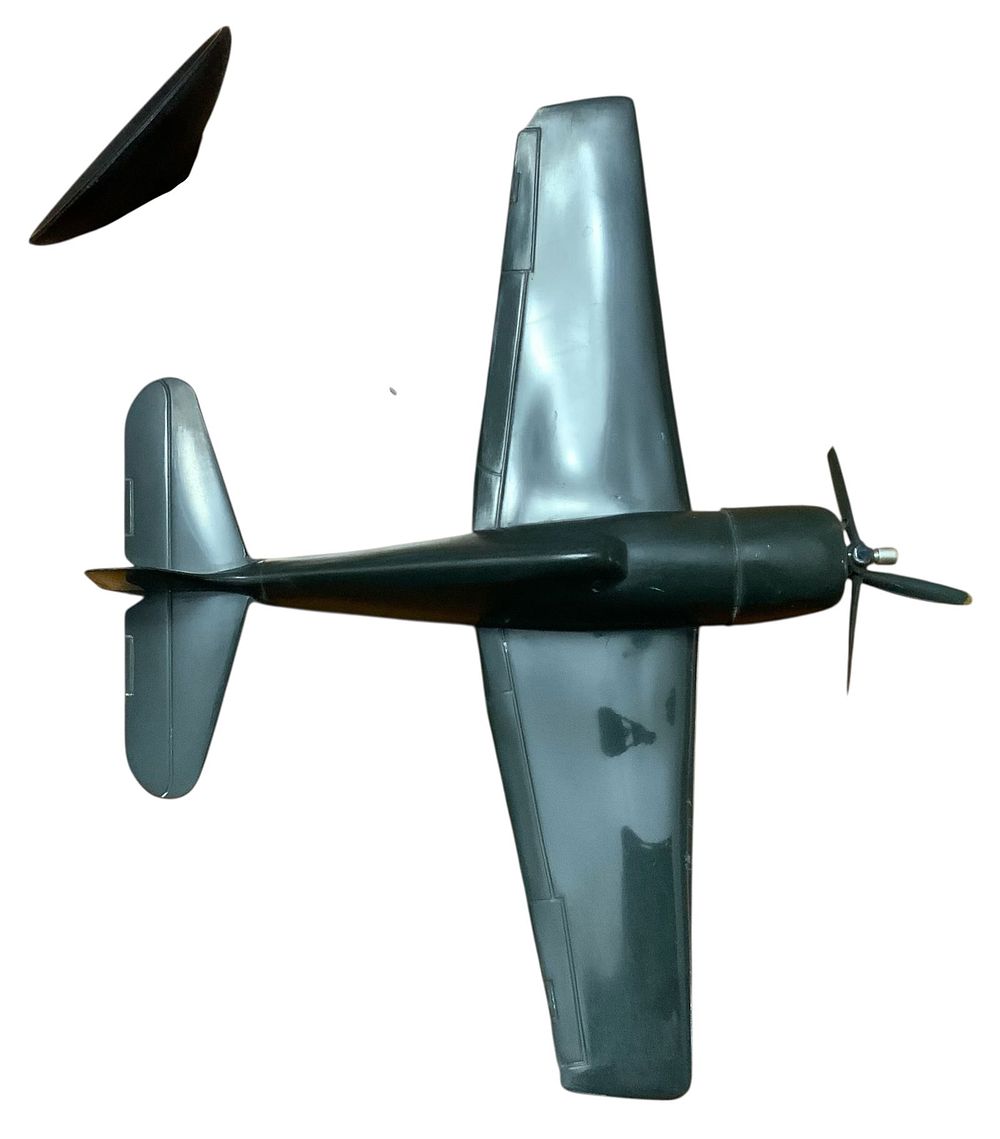 Lot 265: WWII USN Navy Grumman F6F Hellcat Fighter Aircraft Model
