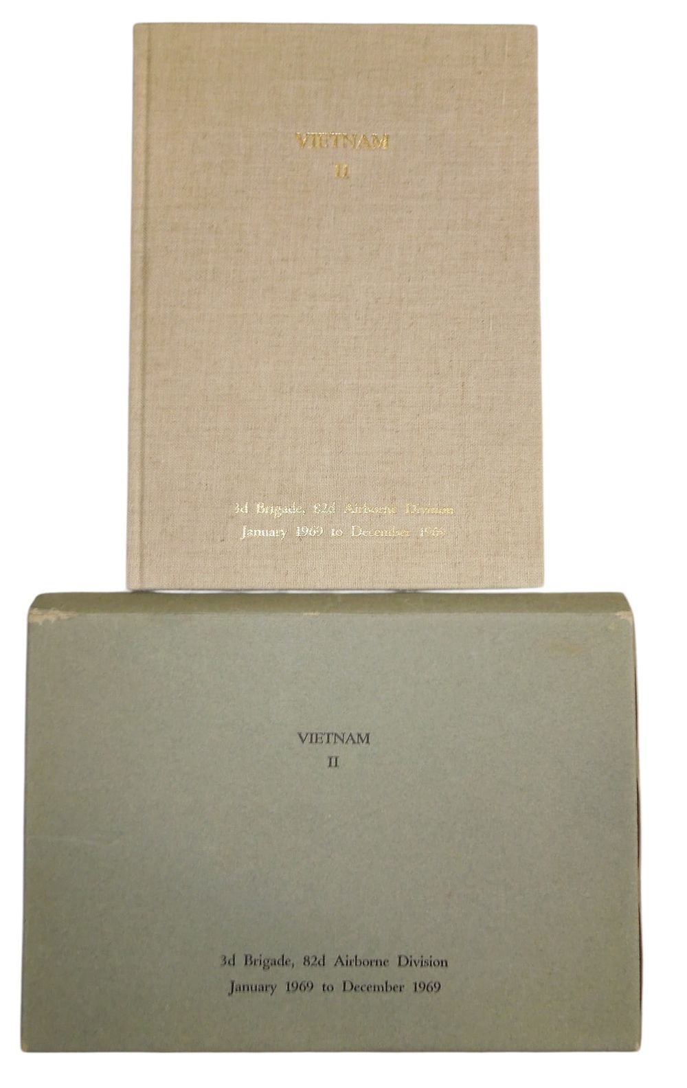Lot 313: 82nd Airborne Division Vietnam II 1969 Unit History Year Book & Cover