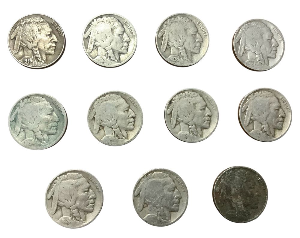 Lot 350: Buffalo Nickel Lot (11) #4