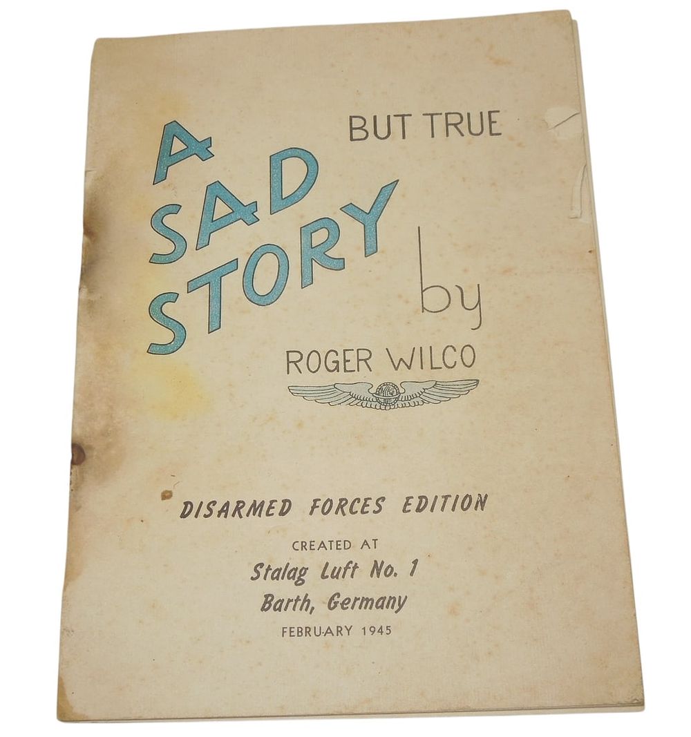 Lot 442: WWII US Army AAF Prisoner of War POW Stalag Luft 1 Sad Story Booklet