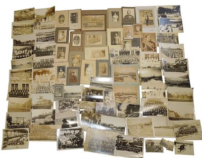 Lot WWII Japanese Military Army Navy Group & Portrait Soldier Photographs. Very large lot of 