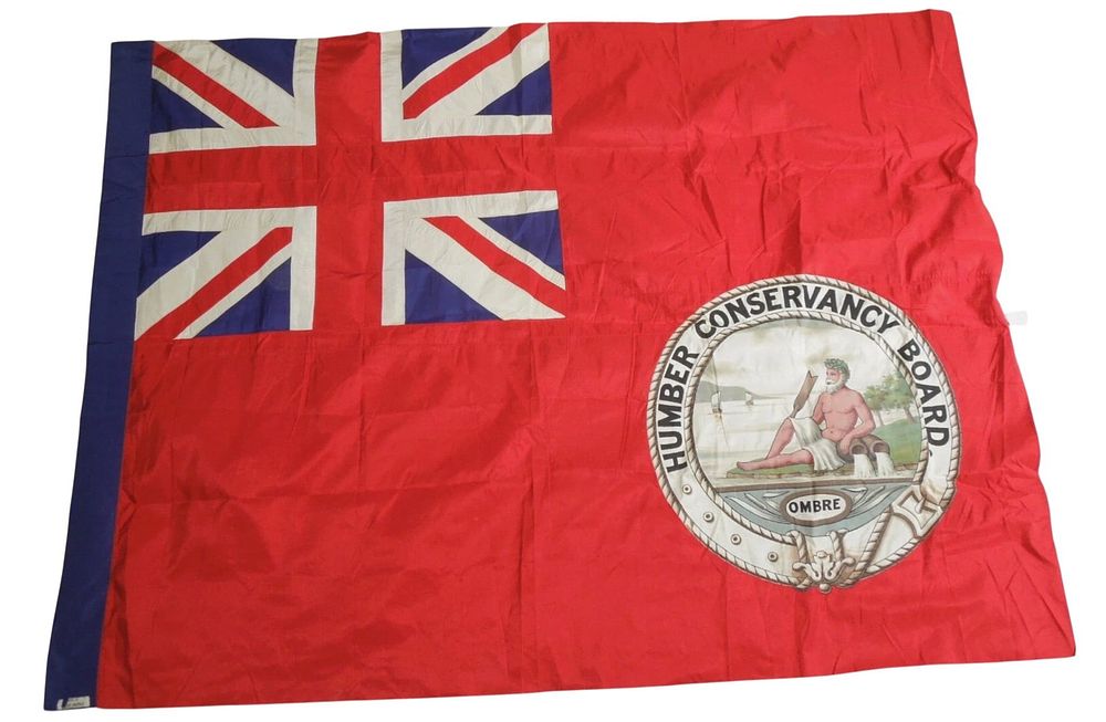 Lot 168: Original Circa 1929 British UK Royal Humber Conservancy Board Naval Flag