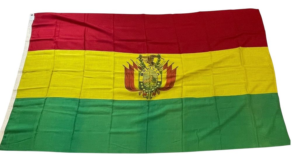 Lot 184: 1948 Flag of Bolivia & Government Transmittal Letter