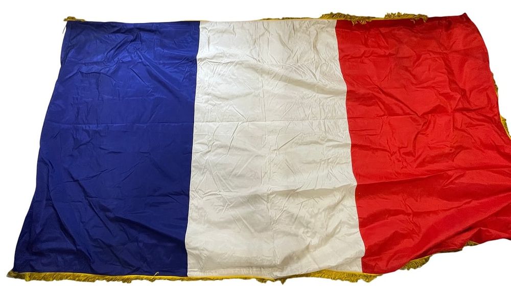 Lot 223: WWII Large 6 x 10 Feet Flag of France