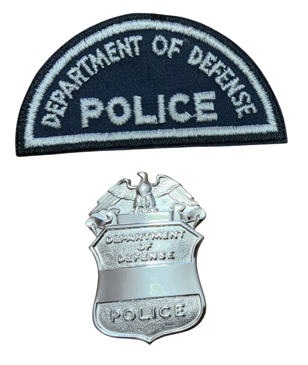 Lot 265: DOD Department of Defense Patch & Special Civilian Police Badge