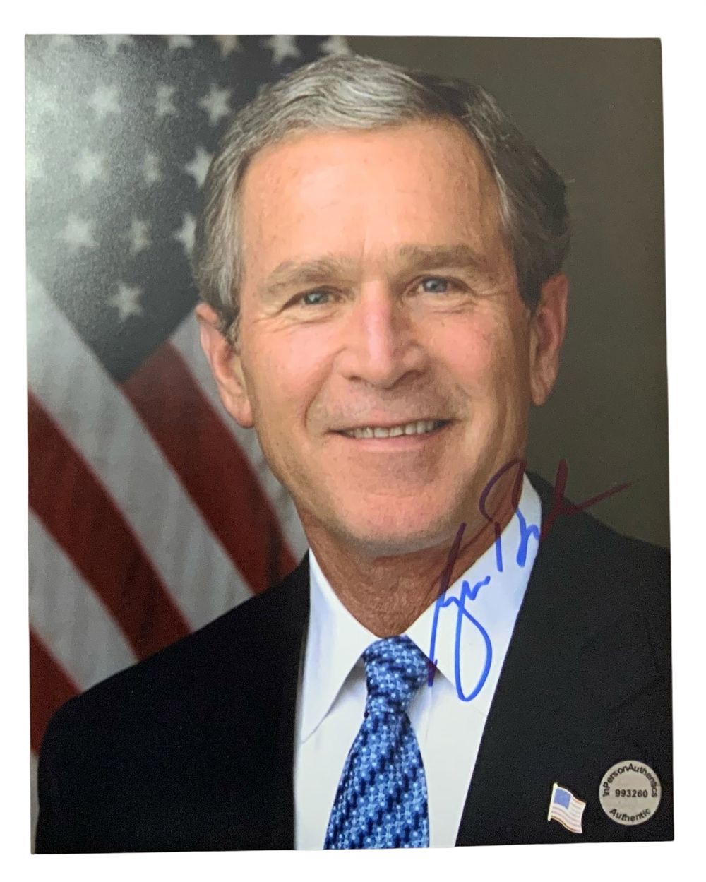 Lot 278: 43rd President George W. Bush Signed Photo