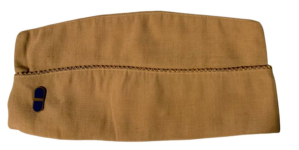 Lot 305: WWII Era Army Named Flight Officer Overseas Garrison Hat
