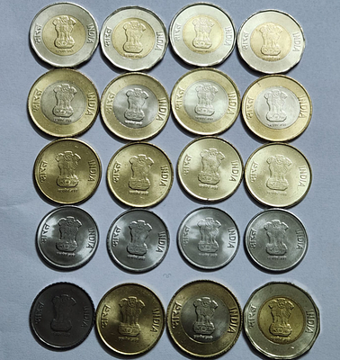 Full Sets Of Azadi Amrit Utsav Mumbai Noida Hyderabad Kolkata Mint Coin UNC 2021 AND 2022