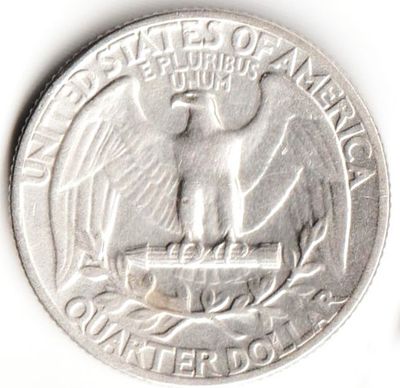 Quarter Dollar 1963 United State of America Liberty Epluribus UNUM Silver Coin