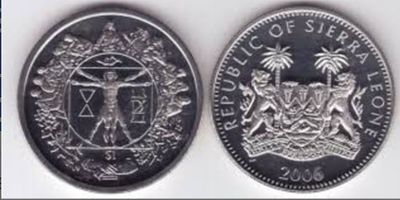 Sierra Leone, 1 Dollar, 2006, Leonardo Da Vinci, KM #405, UNC Condition.
