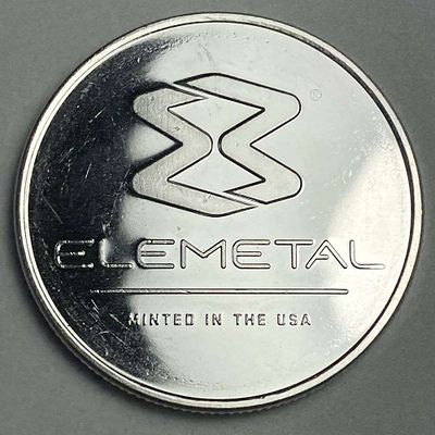 Elemetal Proof 1 ozt .999 Silver. Winner shall receive the exact coin shown here. (RR)